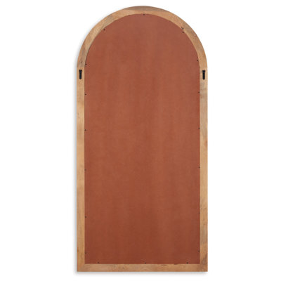 Juniel Solid Wood Arch Floor Mirror