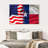 Borges US And Texas Flag-107719290