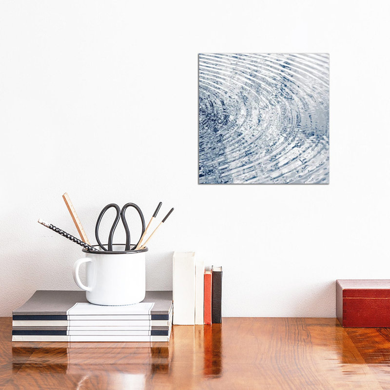 Ripples Indigo II by Maggie Olsen - Wrapped Canvas Print, 30.48 cm H x 30.48 cm W