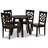 Margaret 4 - Person Solid Wood Top Four Leg Base Dining Set-397299479-397299478