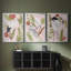 Birds in Motion IV - Toile tendue avec châssis sur mesure - 3 pièces-611909740