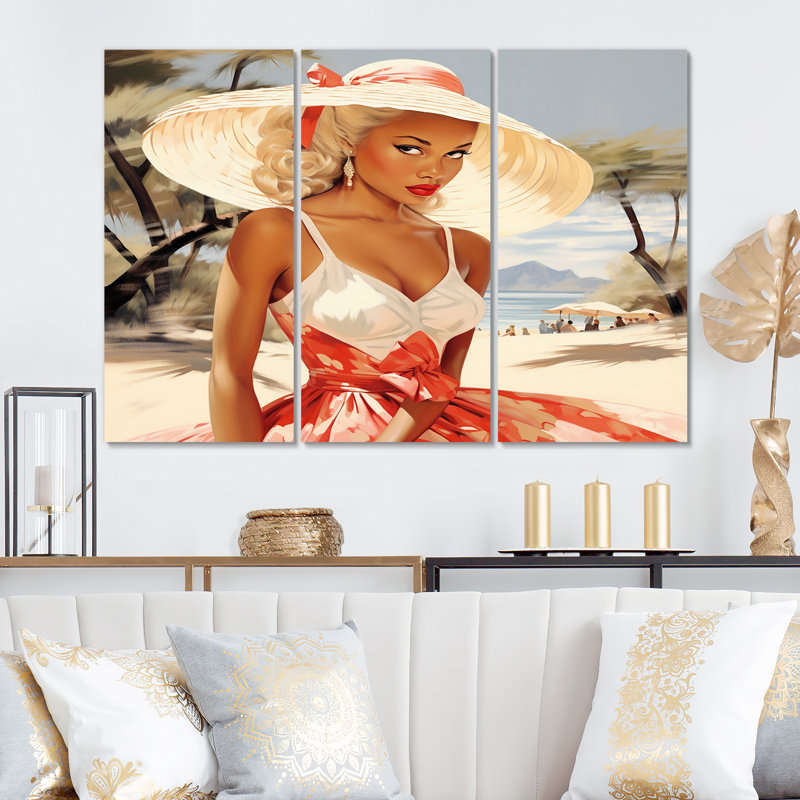 Rowan - mode femme, ensemble de reproductions d'art mural, H 28 po x l 36 po x P 1 po