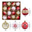6cm Plastic / Acrylic Ball Ornament