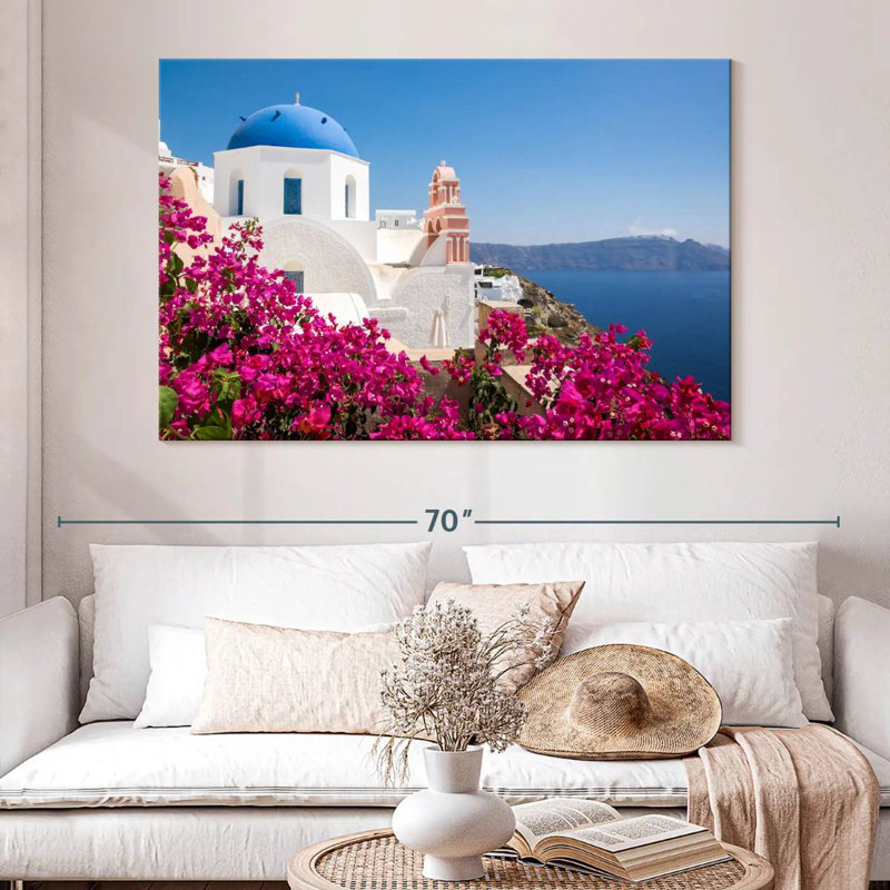 Ravi Santorini Cycladic Architecture, 34" H x 51" W