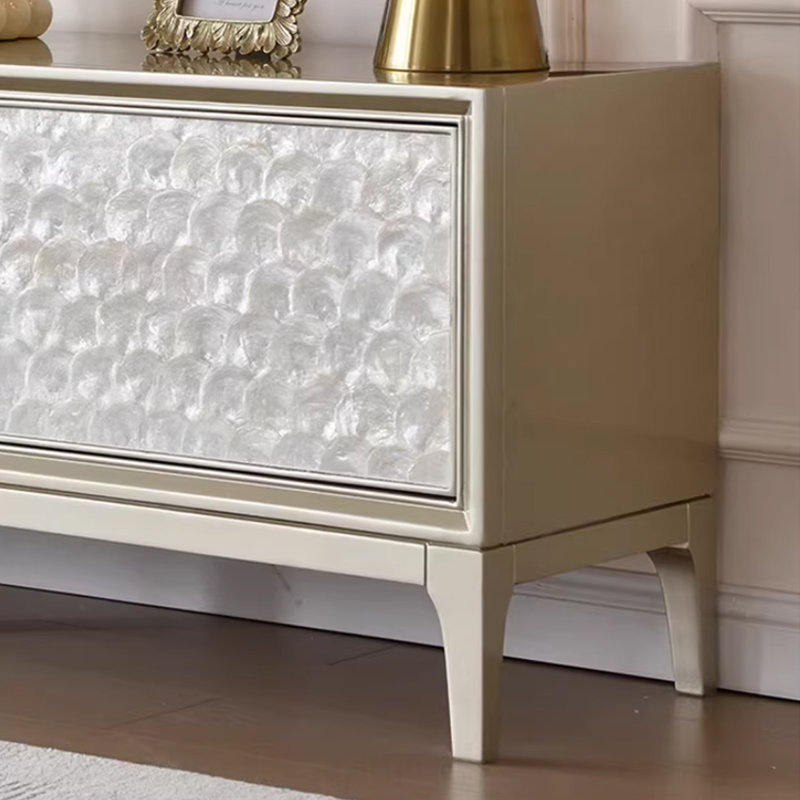 Modern Gold Manufactured Wood TV Stands, 70.87