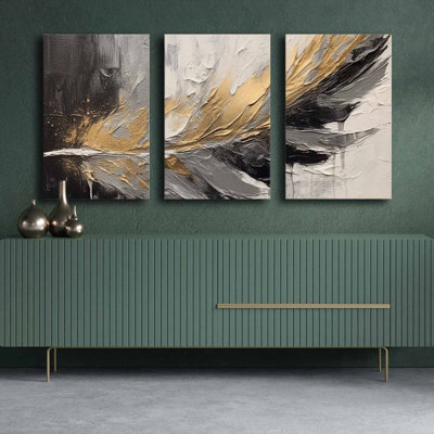 Peinture décorative sur toile (3 pièces)