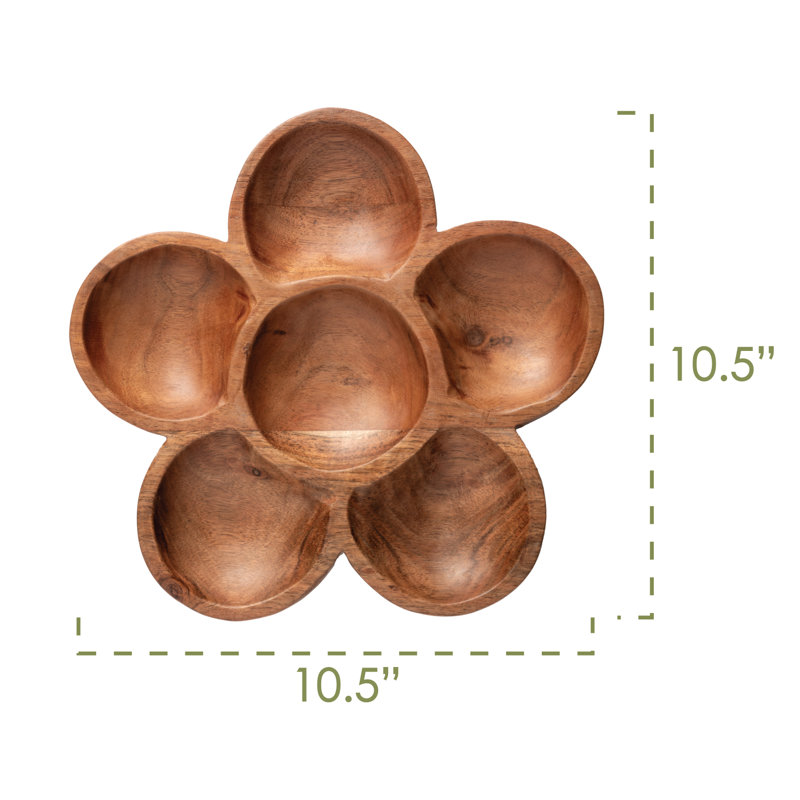 Bol en forme de bois servant de fleur