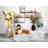 Hysley 3 Tier Wall Shelf, Accent Wall Shelf, Display Shelf, Decorative Shelves. Modern Shelving