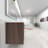 Asaya 83.4'' Double Bathroom Vanity with Acrylic Top-412567586