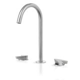 Acquaco Linki Arrow Deck Mount Three-Hole Widespread Bathroom Lavatory Faucet with 5-7/8'' Spout Reach