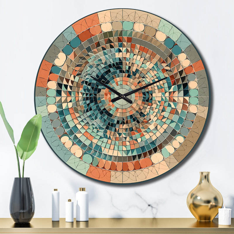 Horloge murale en métal The Great Mystery, Grand