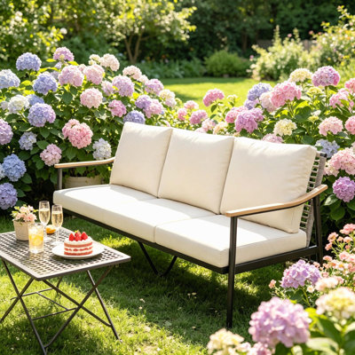 Canapé d'extérieur 3 places Chic Wicker