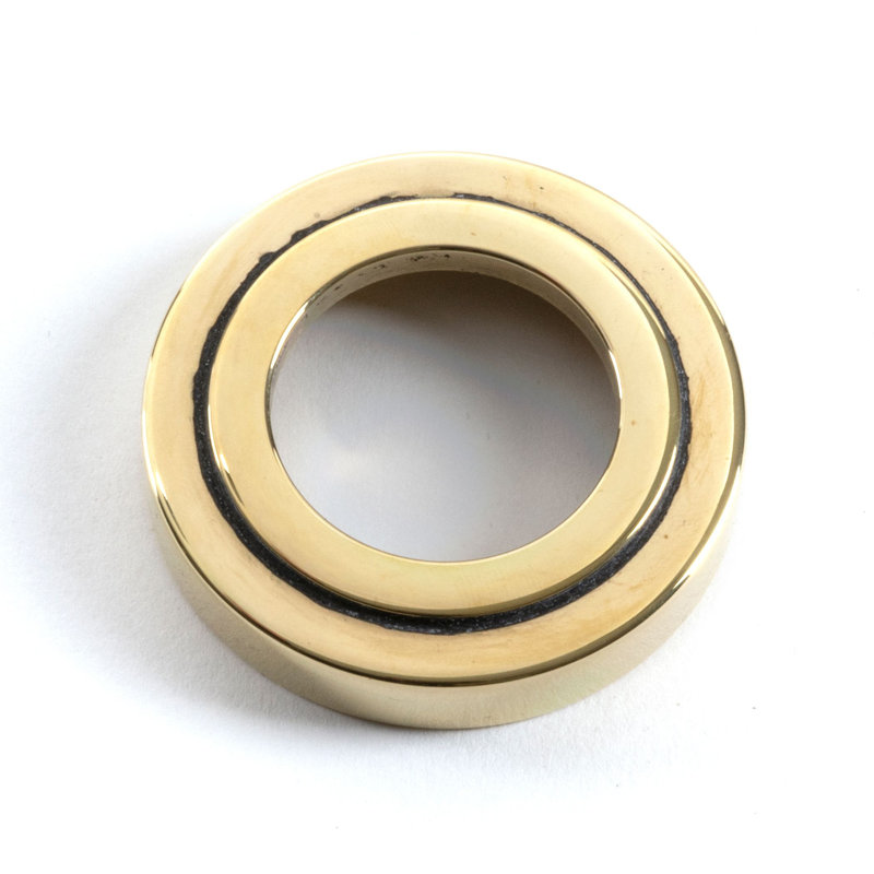 Avon Latch Right Hand Door Handle, Aged Brass