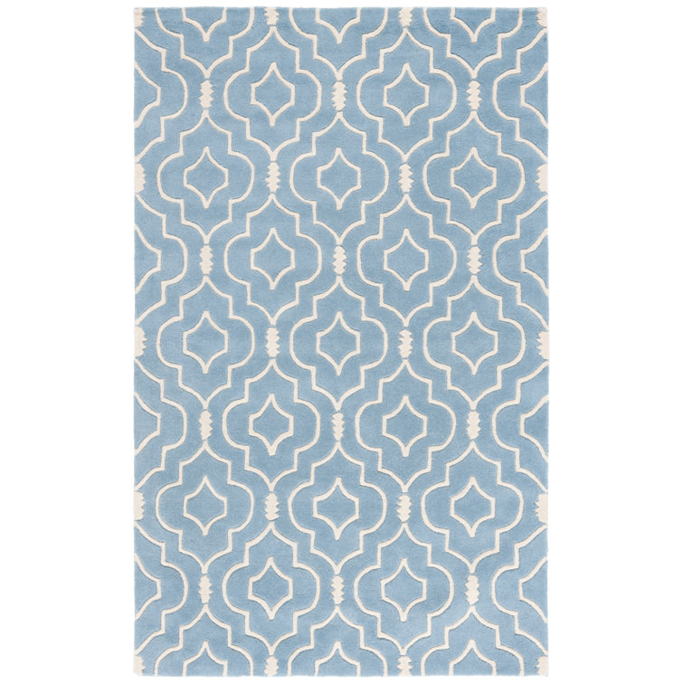 Carolene Hand Tufted Wool Geometric Rug