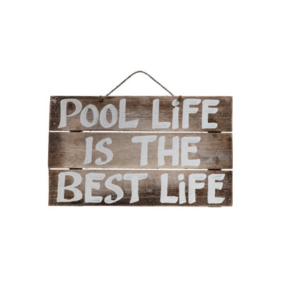 Irimie "Pool Life is the Best Life" sign by RAM Game Room