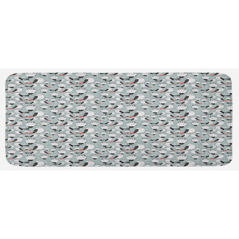 Tapis de cuisine oiseaux