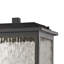 Lampadaire d'extérieur 1 lumière de 19 po de hauteur Newcastle - Noir mat texturé