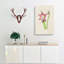 Pink Amaryllis Flower Illustration - Wrapped Canvas-55329964