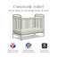 Lit de bébé convertible à hauteur ajustable Abigail Greenguard Gold-123136674