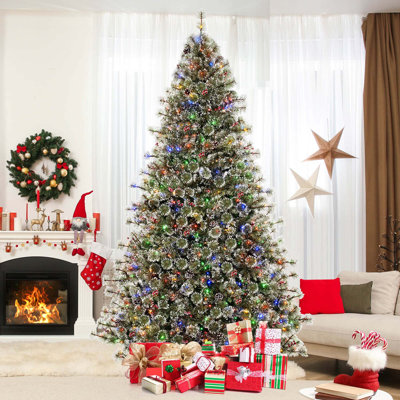 Arbre de Noël pin pré-éclairé