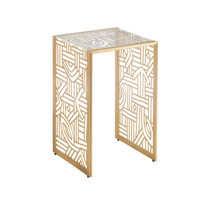 Palm Desert Redford Metal Accent Table