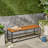 JECO INDUSTRIAL WOOD AND METAL BENCH