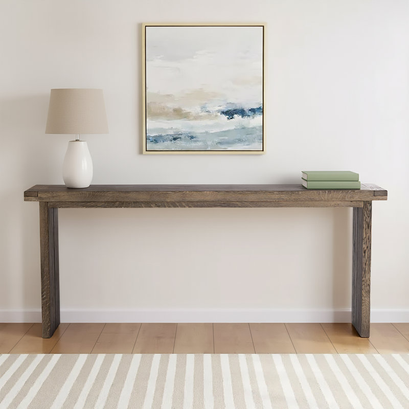 Nemo Console Table, Worn Oak