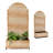 Metal Planter Wall with Trellis with Wheels,Arched Louver Raised Garden Bed with Drainage, Perfect for Climbing Plants, Vegetables and Flowers Outdoor&Indoor– Designed for Gardening Enthusiasts-1232931359-1232931357