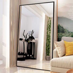  Full Length Body Mirrors for Walls, Acrylic Plexiglass Mirror  Wall-Mounted Frameless Mirror Over The Door Large Long Mirror Home Workout  Gym Dance Mirror for Walls Dorm Floor Tile Self Adhesive 