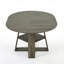 Table de salle à manger ronde extensible de 43,3 po à 59 po pour 4 à 8 personnes, table de salle à manger ovale moderne avec feuilles amovibles peu encombrante, base en bois avec tablette de rangement pour le salon de la cuisine (gris)-693006653