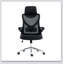 Chaise de bureau ergonomique essentielle avec appui-tête et soutien lombaire réglables, idéale pour le confort et une bonne posture.