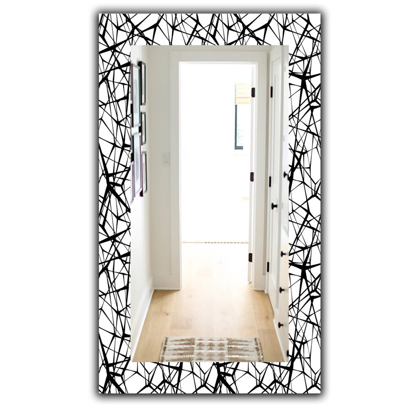 Web Pattern - Abstract Accent Mirror, 39.4" H x 29.5" W