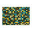 Tapis intérieur et extérieur Earth Mosaic Grid-1813258463