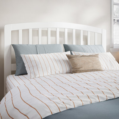 Bharmal Solid Wood Arched Slat Headboard