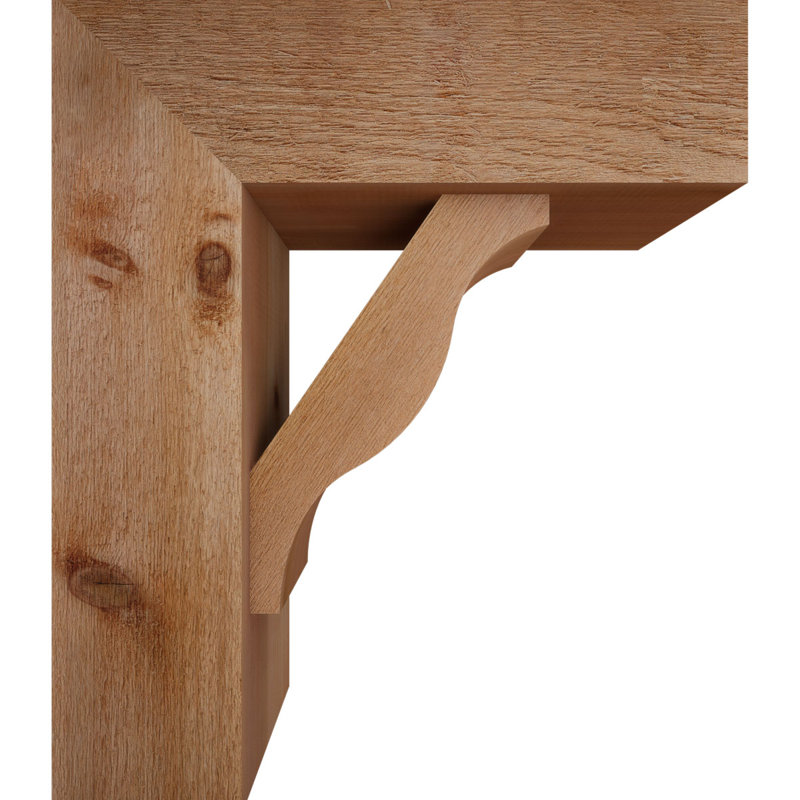 Support Funston Block avec support décalé, 26 x 22, Cèdre rouge occidental de l 8 po (scié brut)