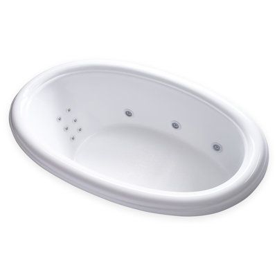 69'' x 42'' Drop-In Whirlpool Acrylic Bathtub