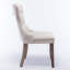 Chaise d'appoint en velours touffeté de 25,5 po de large Gaje-88580869-88580870