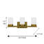 Applique murale Harvey Gold-108743984