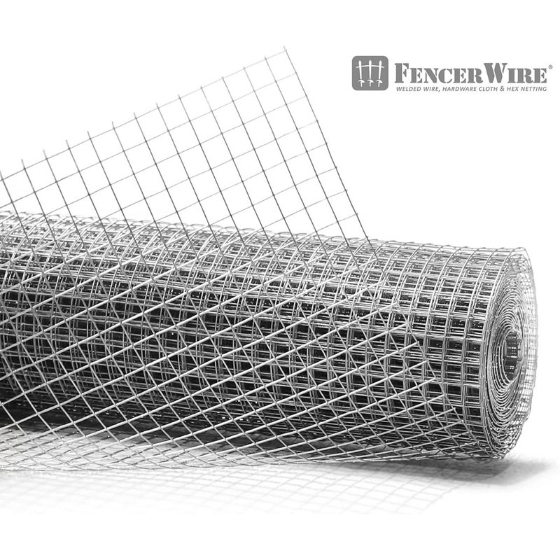 3 ft. x 50 ft. 19 Gauge Hot-Dipped Galvanized Hardware Cloth with Mesh Size 1/2" x 1/2" for Chicken Coop/Run/Cage/Pen/Vegetables Garden and Home Improvement Project