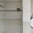 56-60 "W X 76" H Single Sliding Frameless  Shower Door In Brushed Nickel Finish-116398712