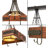 Rectangle Chandelier Pot Rack