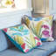 Haught Floral Square Throw Pillow Cover