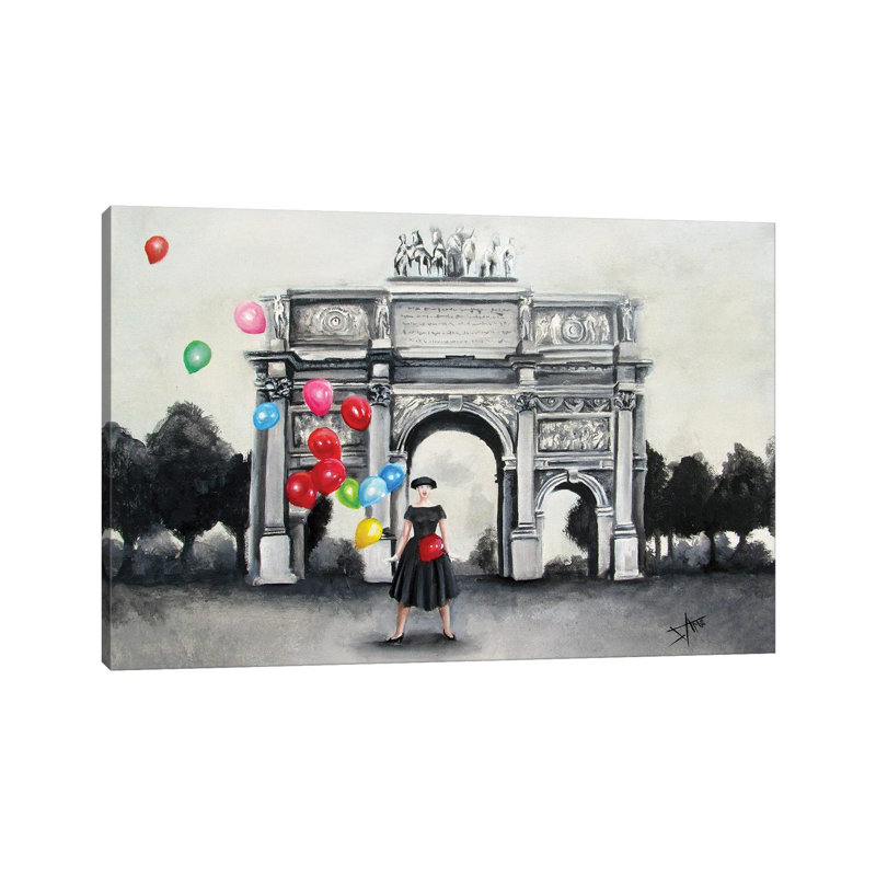 Funny Face by Salma Nasreldin - Wrapped Canvas Print, 30.48 cm H x 45.72 cm W