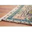 Tapis traditionnel vert clair 10 x 13