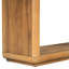 Console avec un style minimaliste moderne, coins arrondis, apparence de placage de bois naturel, stable, présentez vos collections en toute simplicité, table à assemblage rapide et simple, coins élégants-63250475-63250478