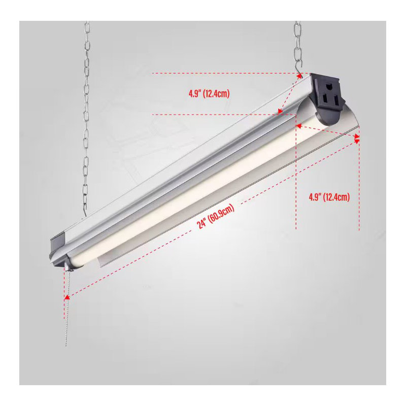 LED Shop Light, 5" H x 24" W x 5" D