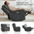 26.4" Seat Width Oversized Swivel Rocker Power Recliner Chair, Fabric-1893714232