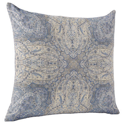 Elinar Paisley Wool Reversible Throw Pillow
