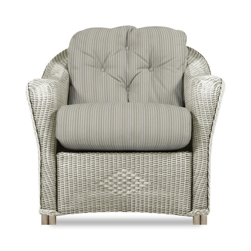 Reflections Outdoor Lounge Chair, Canvas Natural Sunbrella® Canvas, Linen