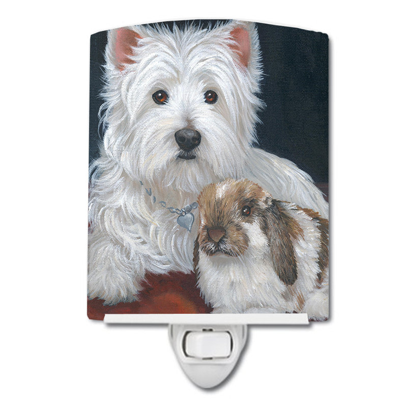 Veilleuse Westie, Westie harmonie lapins